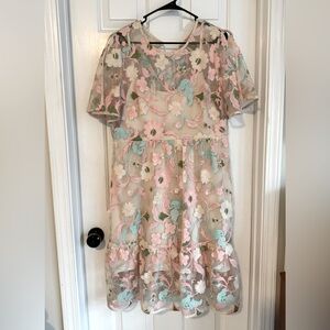 Pastel Floral Dress